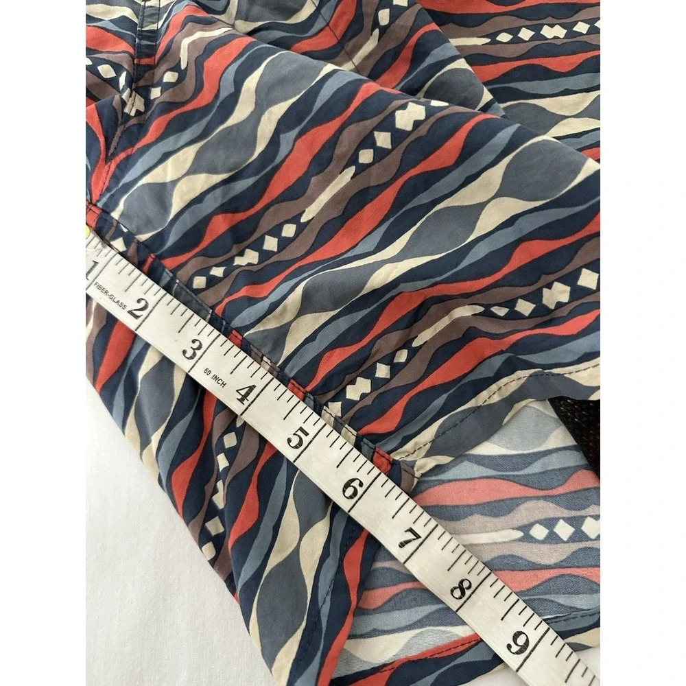 Patagonia Baggies 7 Shorts Men Large Aztec Geometric Drawstring Swim Trunks Line
